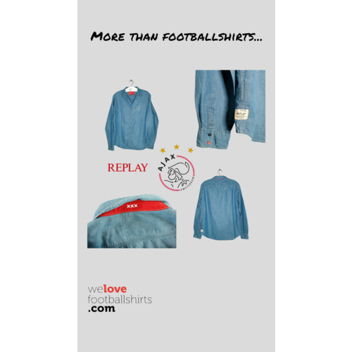 Replay Original Replay vintage jeans shirt AFC Ajax