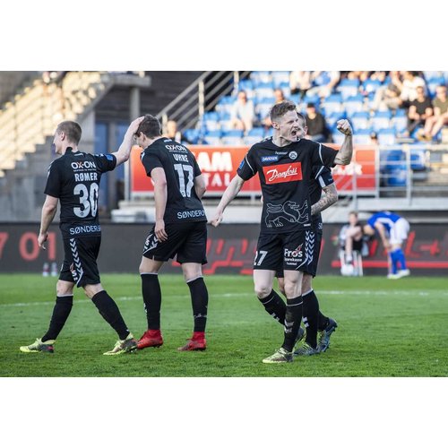 Hummel Origineel Hummel Matchworn voetbalshirt SønderjyskE 2017/18