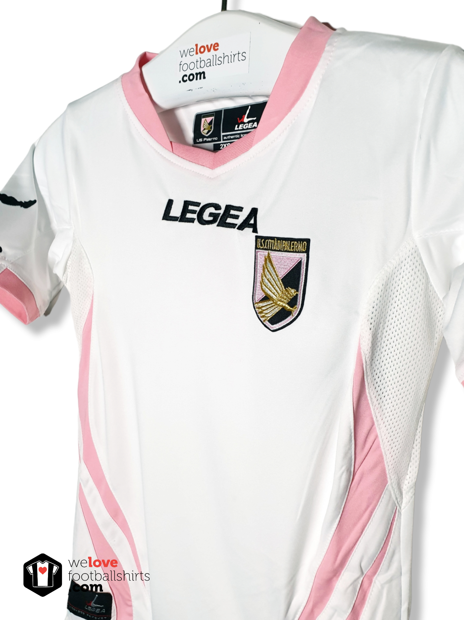 PALERMO 2011 2012 HOME FOOTBALL SHIRT SOCCER JERSEY LEGEA sz L MEN