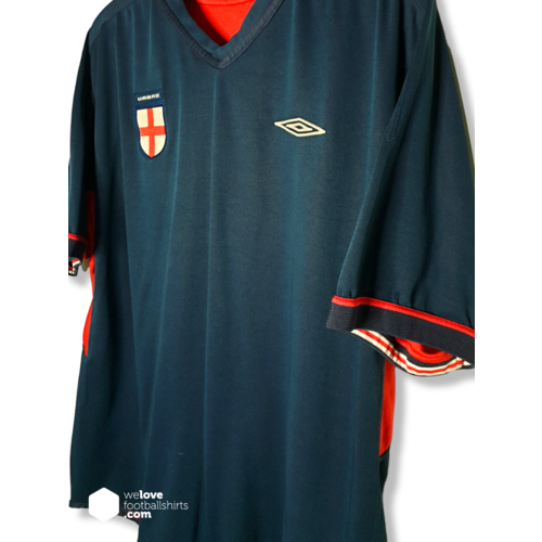 Umbro Origineel Umbro dubbelzijdig voetbalshirt Engeland 2002/04