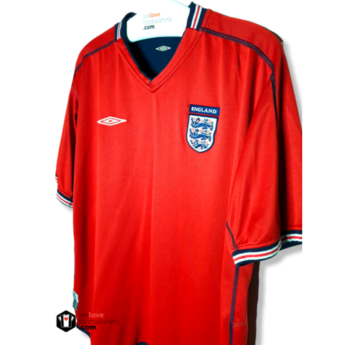 Umbro Origineel Umbro dubbelzijdig voetbalshirt Engeland 2002/04