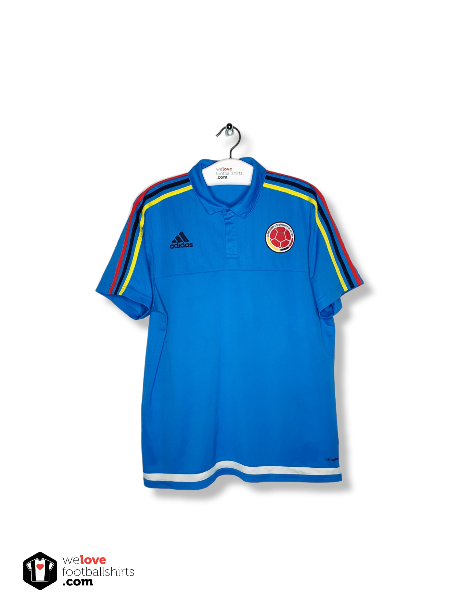 Gastos de envío Adolescencia estimular Adidas Football Polo Colombia 2015 - Welovefootballshirts.com