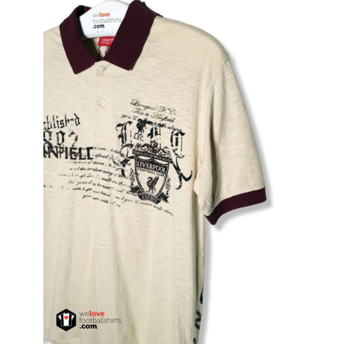 Fanwear Origineel Vintage voetbal polo Liverpool