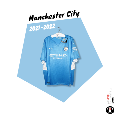 Puma Origineel Puma voetbalshirt Manchester City 2021/22