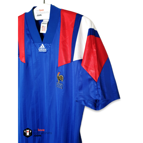 Adidas Origineel Adidas voetbalshirt Frankrijk EURO 1992