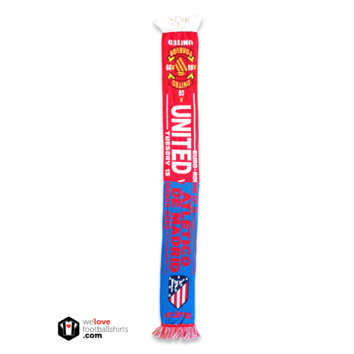 Scarf Originele Voetbalsjaal Atletico Madrid - Manchester United