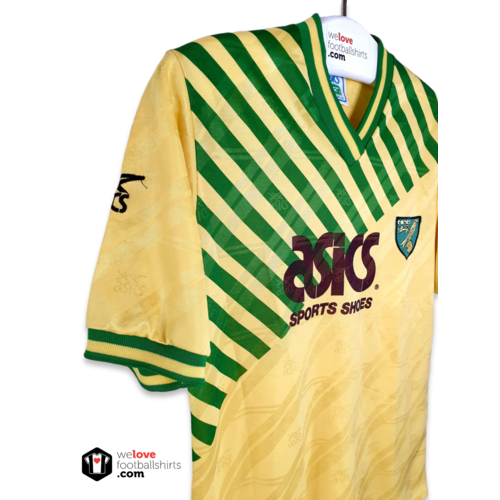 Asics Origineel Asics voetbalshirt Norwich City F.C. 1989/92