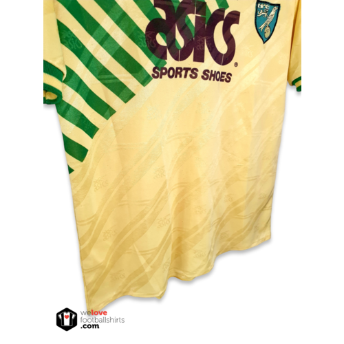 Asics Origineel Asics voetbalshirt Norwich City F.C. 1989/92