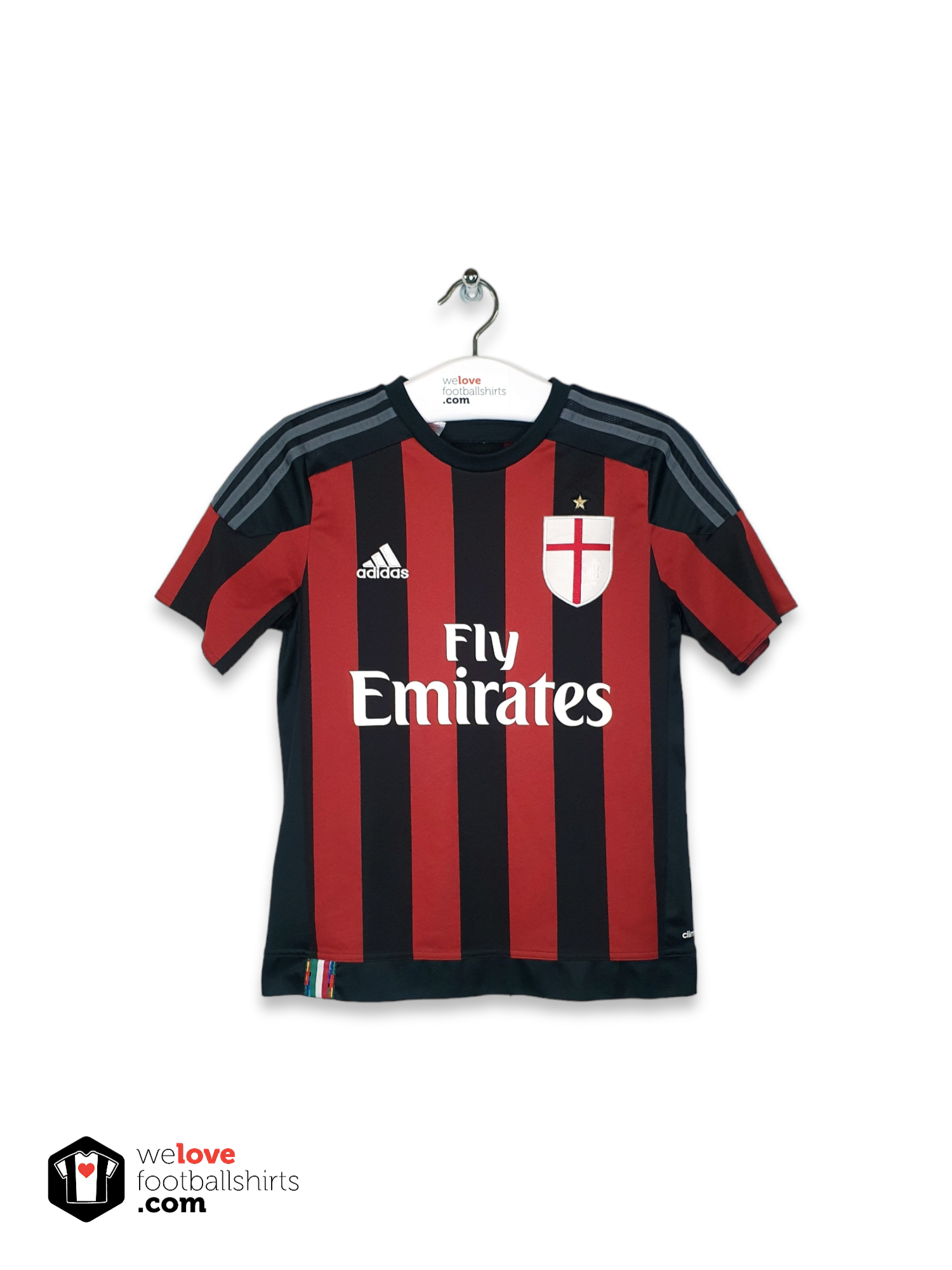 Adidas voetbalshirt AC Milan 2015/16 Welovefootballshirts.com