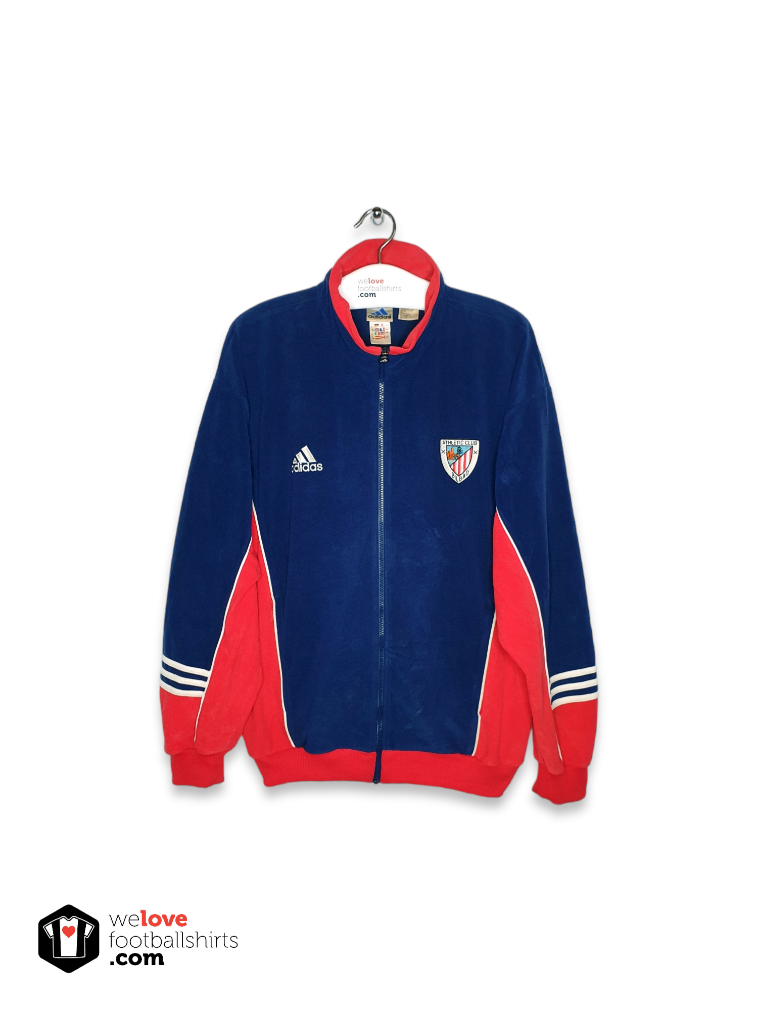 Marinero Se infla Seguro Adidas track jacket Athletic Bilbao 00s - Welovefootballshirts.com