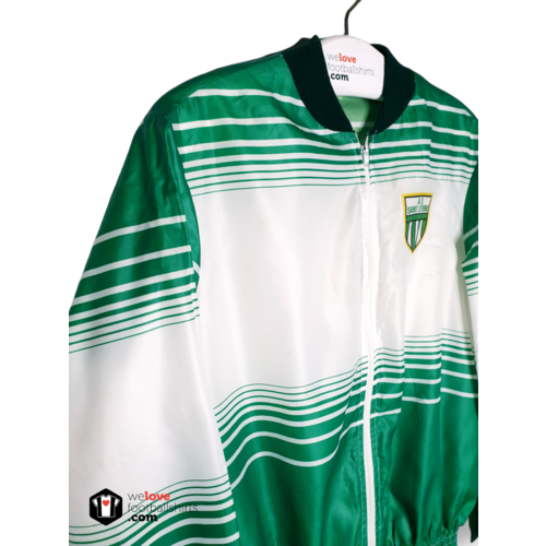 Fanwear Origineel Vintage voetbal zomerjas AS Saint-Étienne 80s