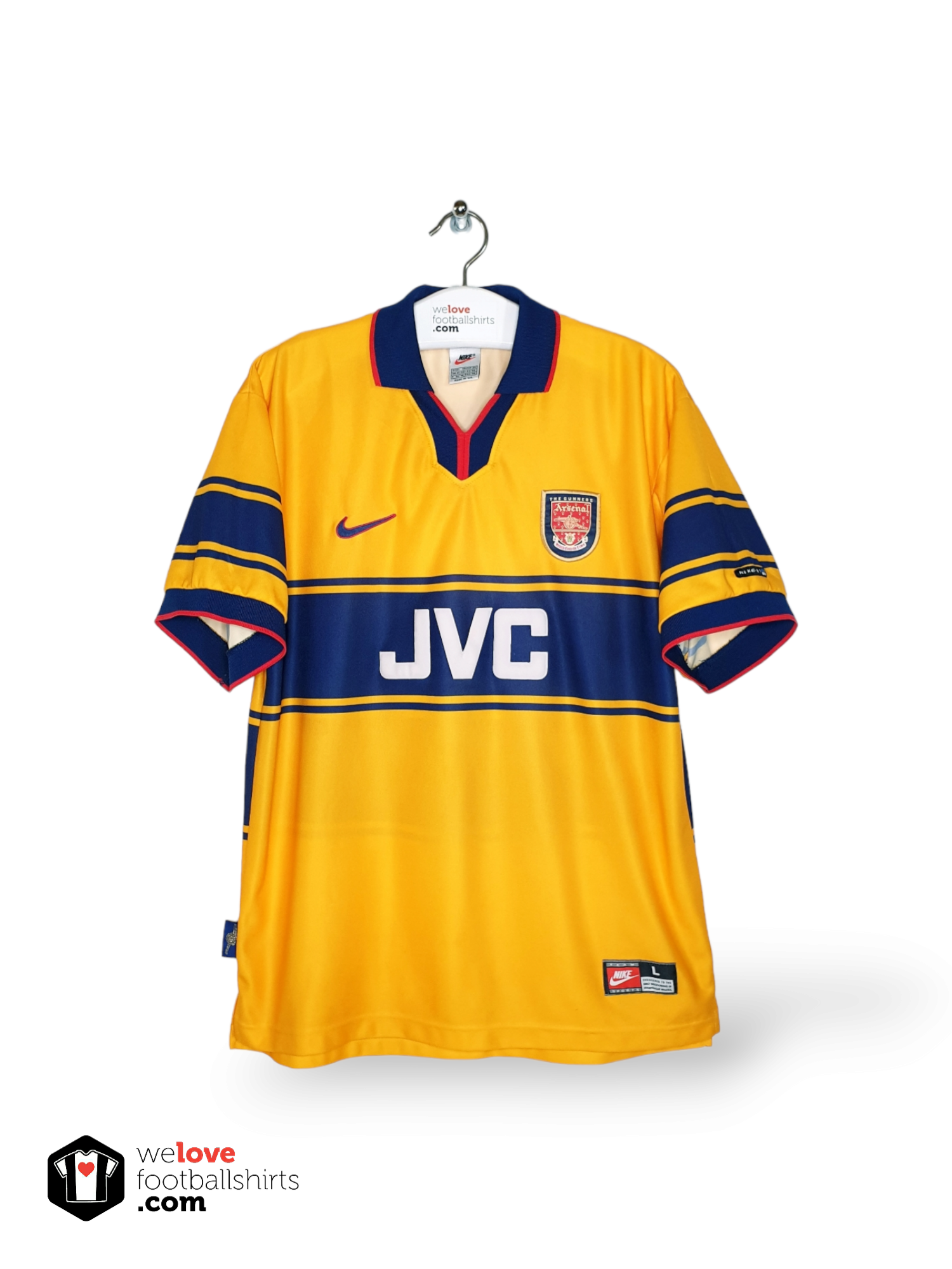1997-99 Rangers Nike Polo T-Shirt