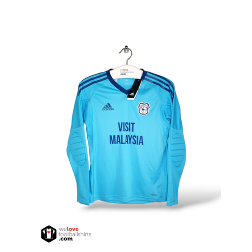 Adidas Origineel Adidas keepersshirt Cardiff City FC 2017/18