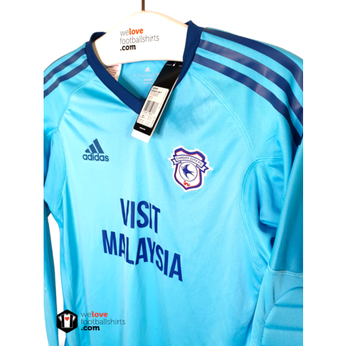 Adidas Origineel Adidas keepersshirt Cardiff City FC 2017/18