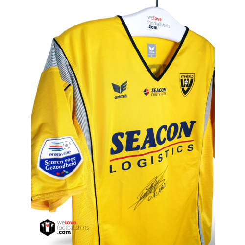 Erima Originales, von Matchworn signiertes Erima-Fußballtrikot des VVV Venlo 2007/08