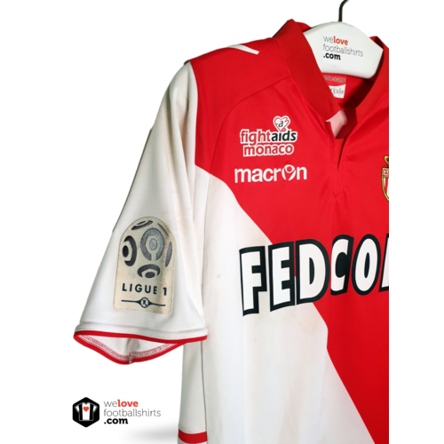 Macron Origineel Macron Matchworn gesigneerd voetbalshirt AS Monaco 2013/14