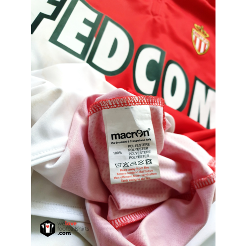 Macron Original Macron Matchworn signiertes Fußballtrikot AS Monaco 2013/14