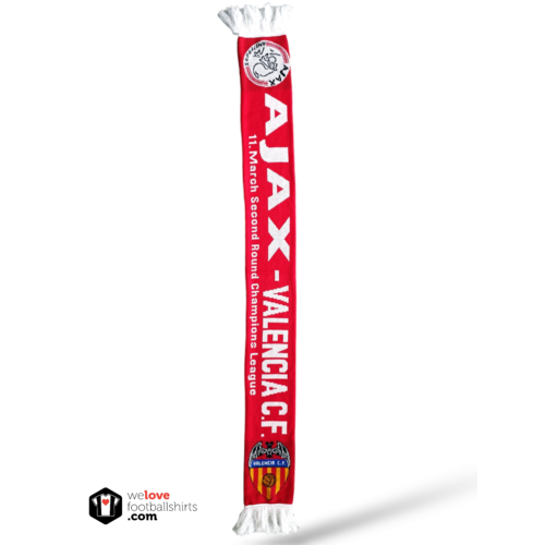 Scarf Originaler Fußballschal AFC Ajax - Valencia CF