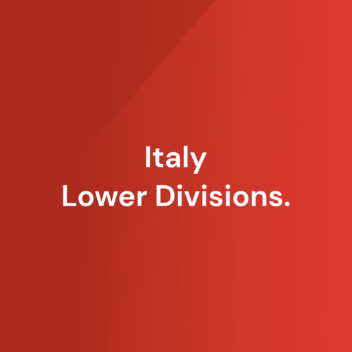 Shirts uit de lagere divisies in Italië