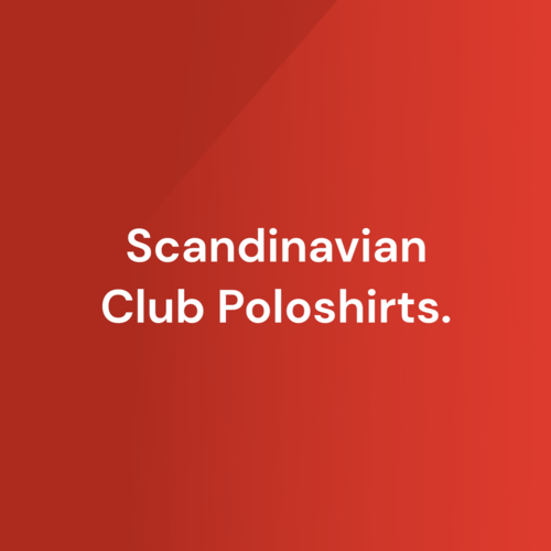 A wide range of Scandinavian club polo shirts