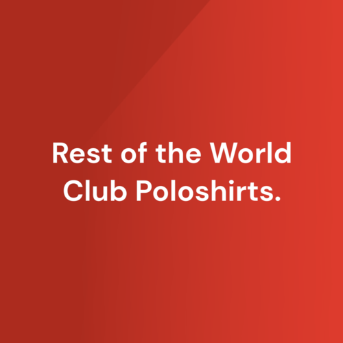 A wide range of rest of the World club polo shirts