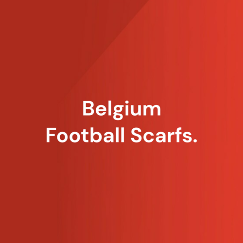 Eine große Auswahl an Fußballschals aus Belgien