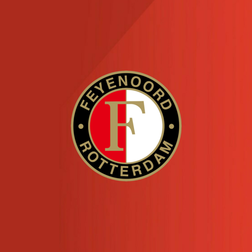 A large selection of football shirts from Feyenoord Rotterdam