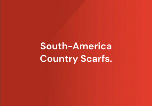 South America countries soccer scarves