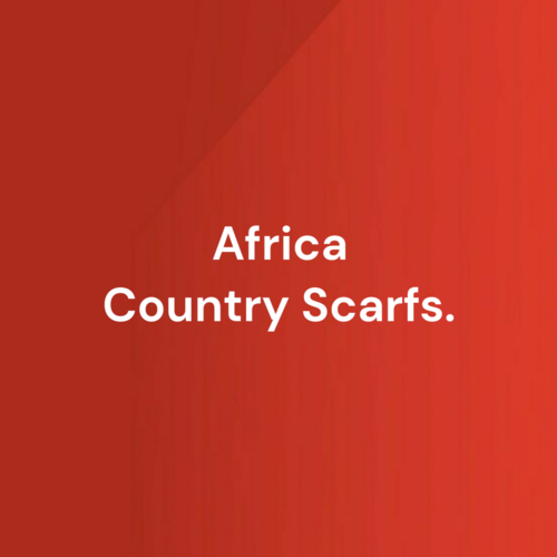 A wide range of African countries football scarves