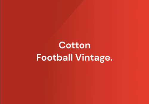 Cotton football vintage