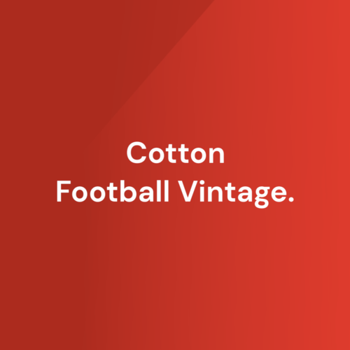 Een groot aanbod katoenen voetbal vintage t-shirts