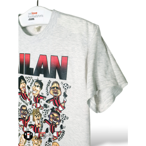 Fanwear Origineel Fanwear katoen voetbal vintage t-shirt AC Milan