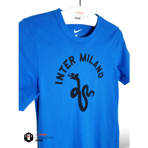 Fanwear Original Nike Fanwear Baumwoll-Fußball-Vintage-T-Shirt Inter Mailand