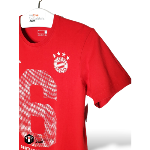 Adidas Original Adidas Baumwoll-Fußball-Vintage-T-Shirt Bayern München