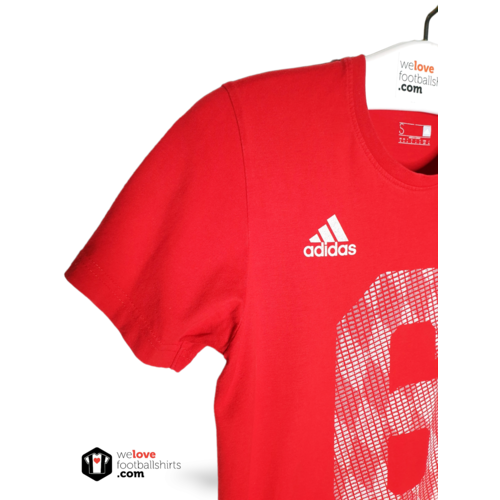 Adidas Origineel Adidas katoen voetbal vintage t-shirt Bayern München