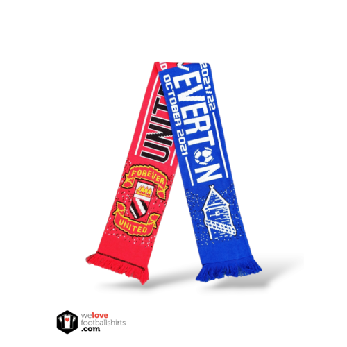 Scarf Football Scarf Manchester United - Everton