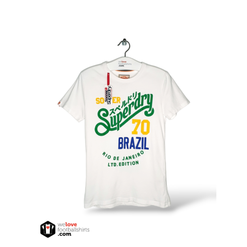 Fanwear Original Fanwear cotton football vintage t-shirt Superdry Brasil 70