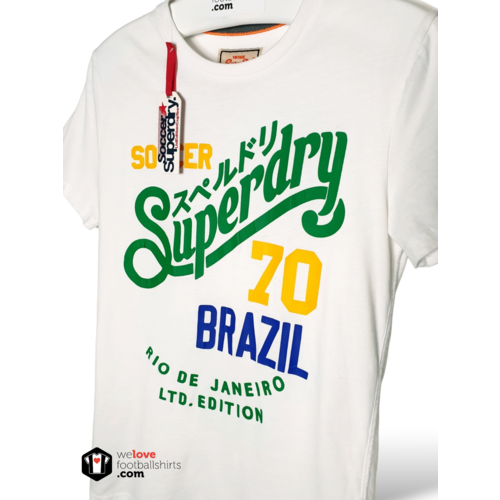 Fanwear Origineel Fanwear katoen voetbal vintage t-shirt Superdry Brasil 70