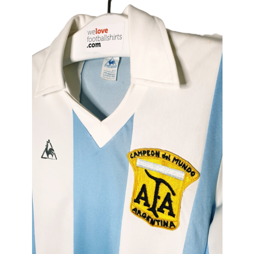 Le Coq Sportif Original Le Coq Sportif Vintage-Fußballtrikot Argentinien 1980