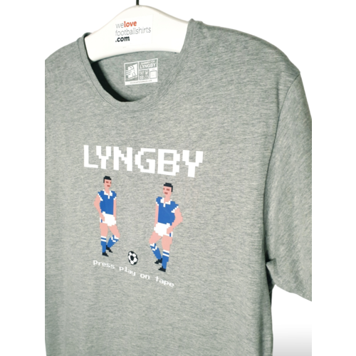 Fanwear Original Fanwear Baumwoll-Fußball-Vintage-T-Shirt Lyngby Boldklub
