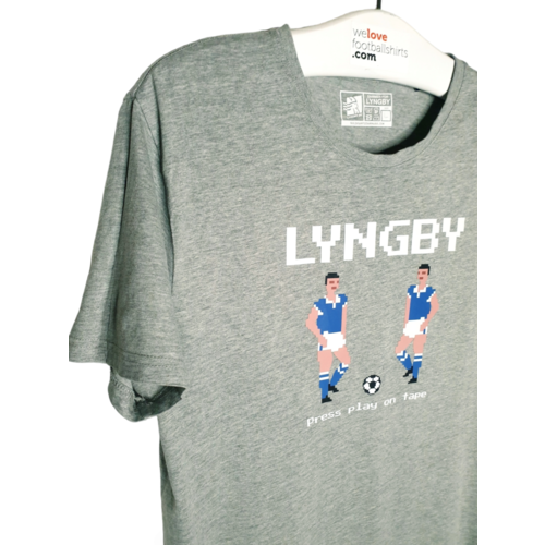 Fanwear Original Fanwear Baumwoll-Fußball-Vintage-T-Shirt Lyngby Boldklub