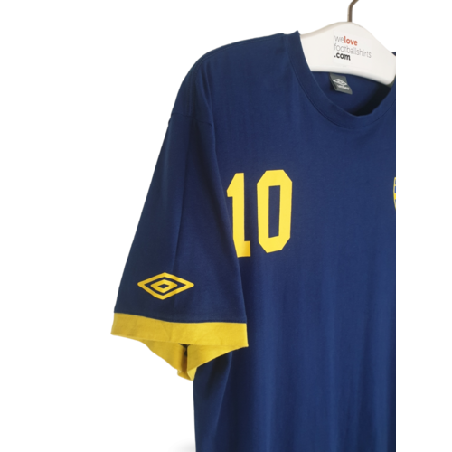 Umbro Original Fanwear Baumwoll-Fußball-Vintage-T-Shirt Schweden