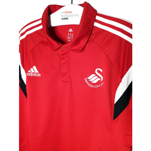 Adidas Origineel Adidas voetbal polo Swansea City 2014/15