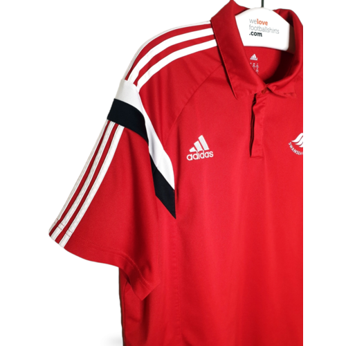 Adidas Origineel Adidas voetbal polo Swansea City 2014/15