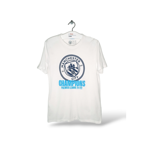 Fanwear Original Fanwear Baumwoll-Fußball-Vintage-T-Shirt Manchester City