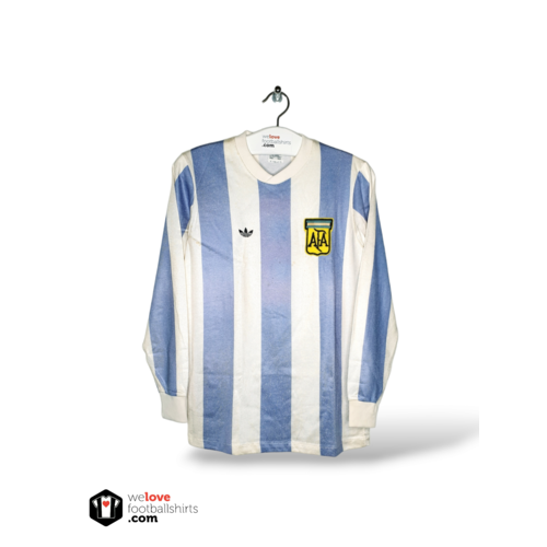 Adidas Origineel Adidas vintage Matchworn voetbalshirt Argentinië Finale World Cup 1978