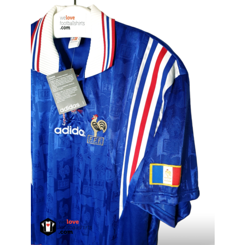 Adidas Original Adidas football shirt France EURO 1996