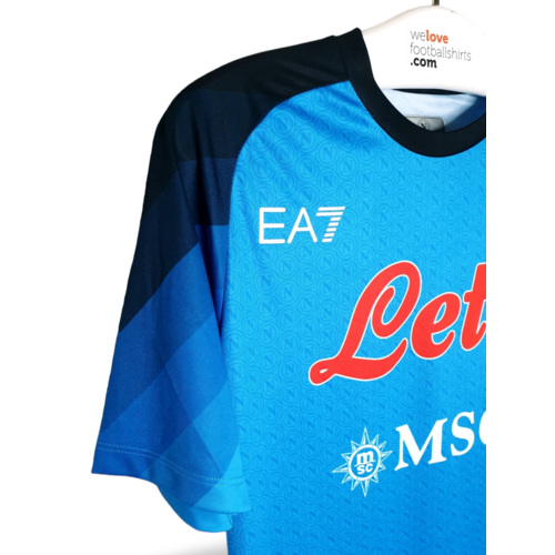 EA7 Origineel EA7 voetbalshirt SSC Napoli 2022/23