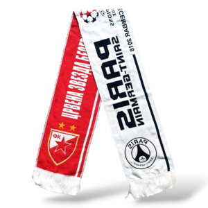 Scarf Football Scarf Red Star Belgrade - Paris Saint Germain