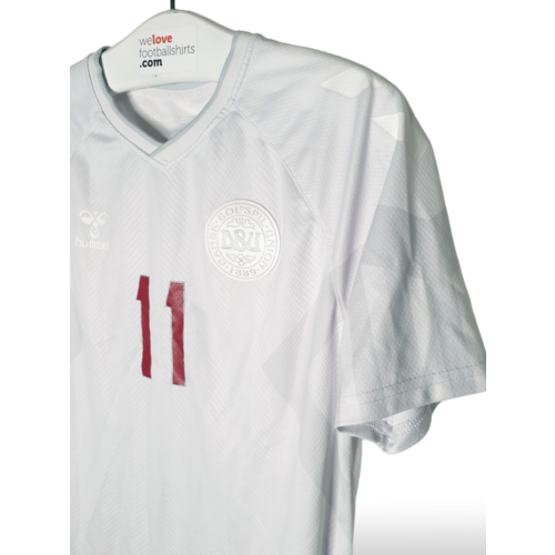 Hummel Origineel Hummel voetbalshirt Denemarken World Cup 2022